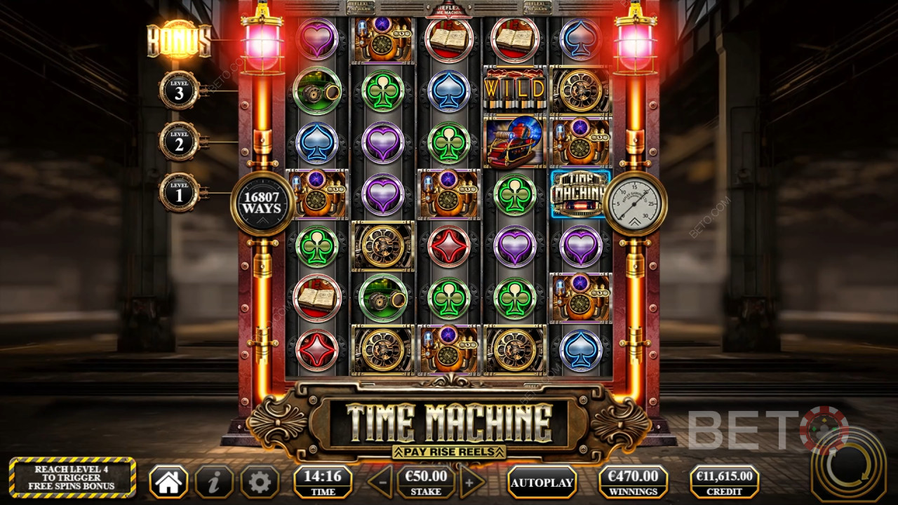 Time Machine Anmeldelse av BETO Slots