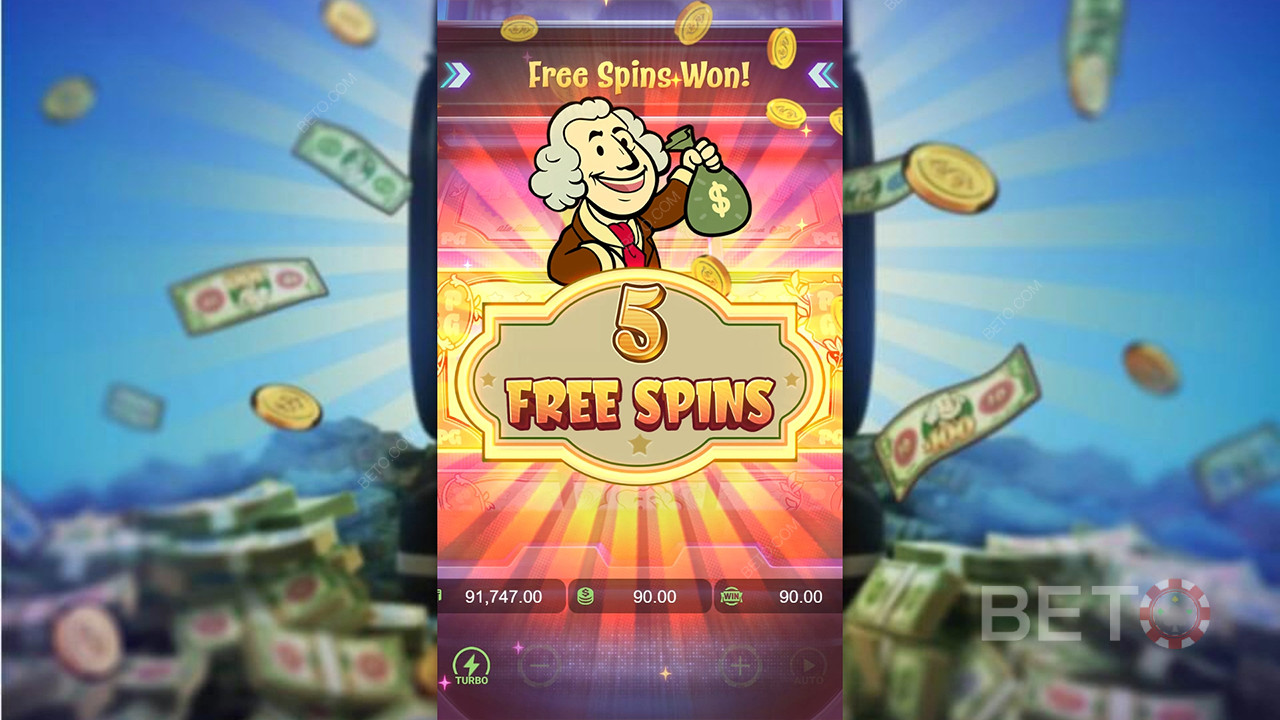 Vinn 2000 ganger innsatsen din i Cash Mania Video Slot!