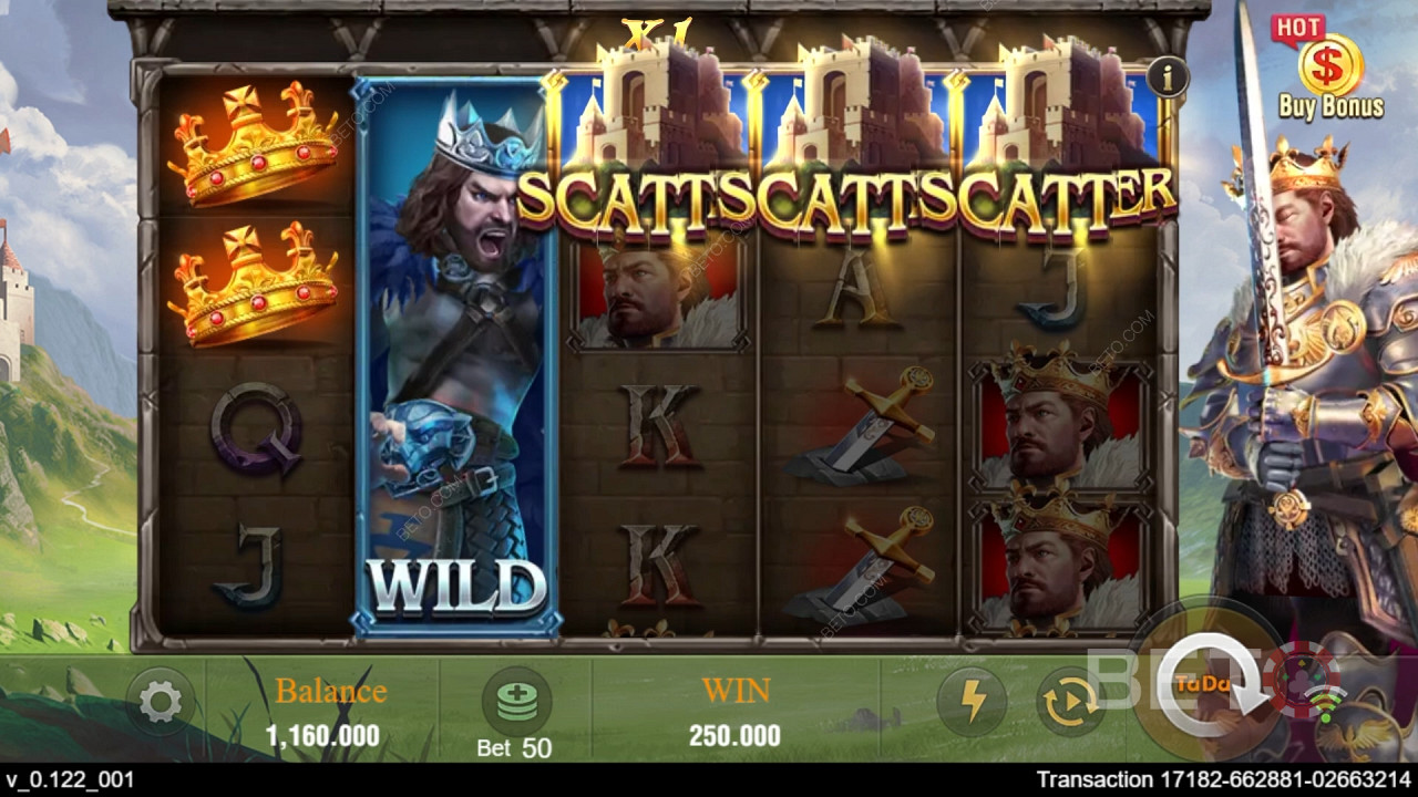 King Arthur Anmeldelse av BETO Slots