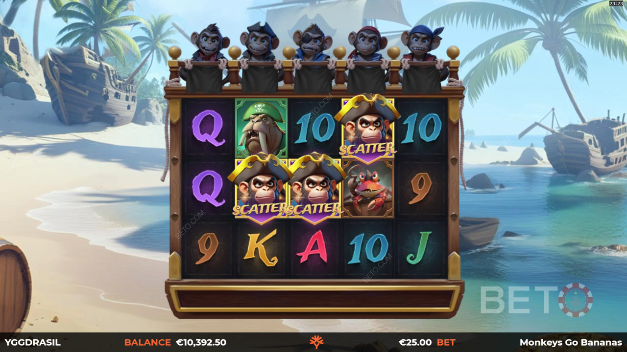 Monkeys Go Bananas MultiMax Anmeldelse av BETO Slots