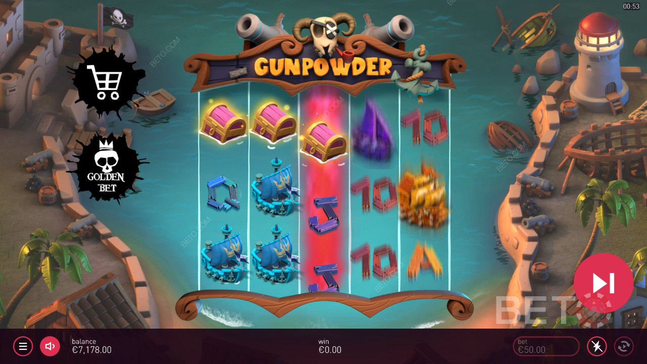 Gunpowder Anmeldelse av BETO Slots