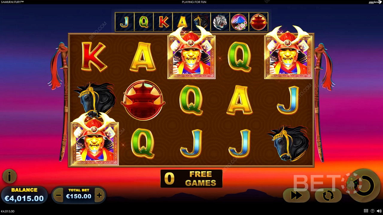 Samurai Fury Anmeldelse av BETO Slots