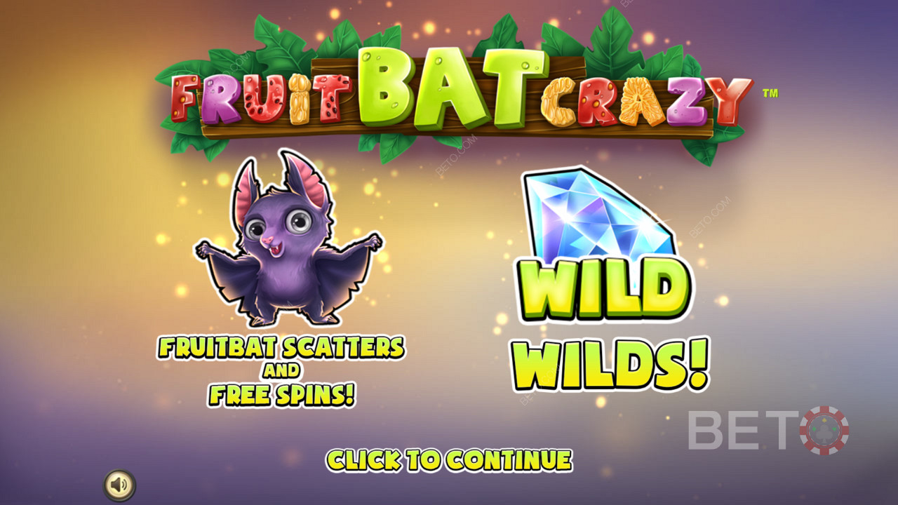 Fruit Bat Crazy - En søt Fruit Bat gir deg mye moro med Wild, Scatters og Free Spins