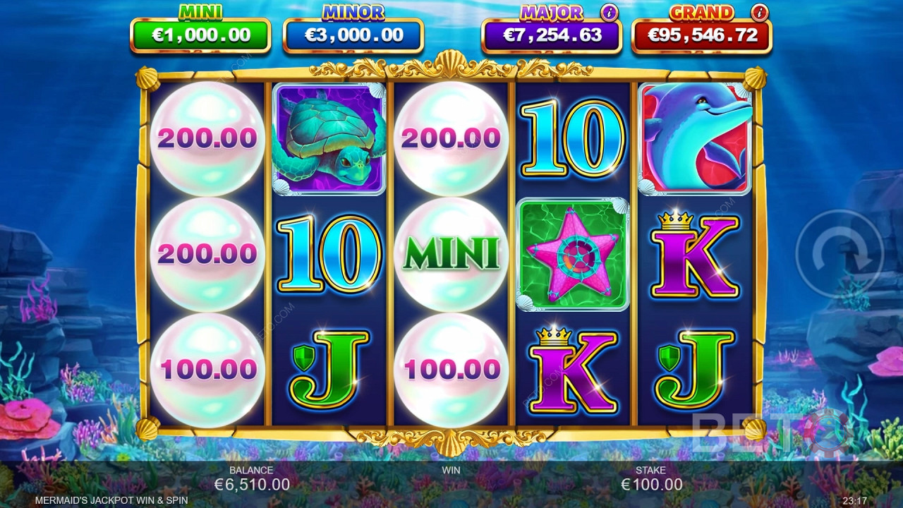 Mermaid's Jackpot Win & Spin Spill Gratis