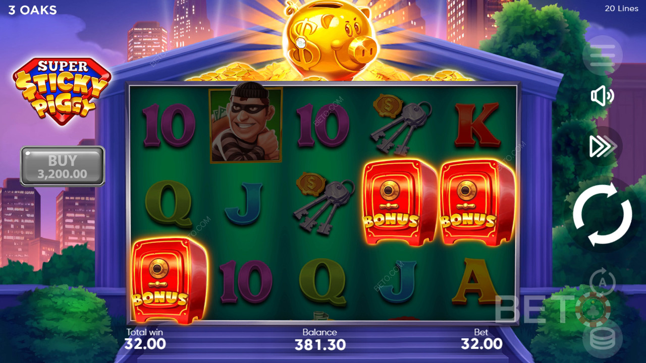 Super Sticky Piggy Anmeldelse av BETO Slots