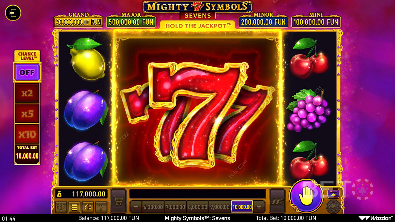 Mighty Symbols: Sevens Spill Gratis