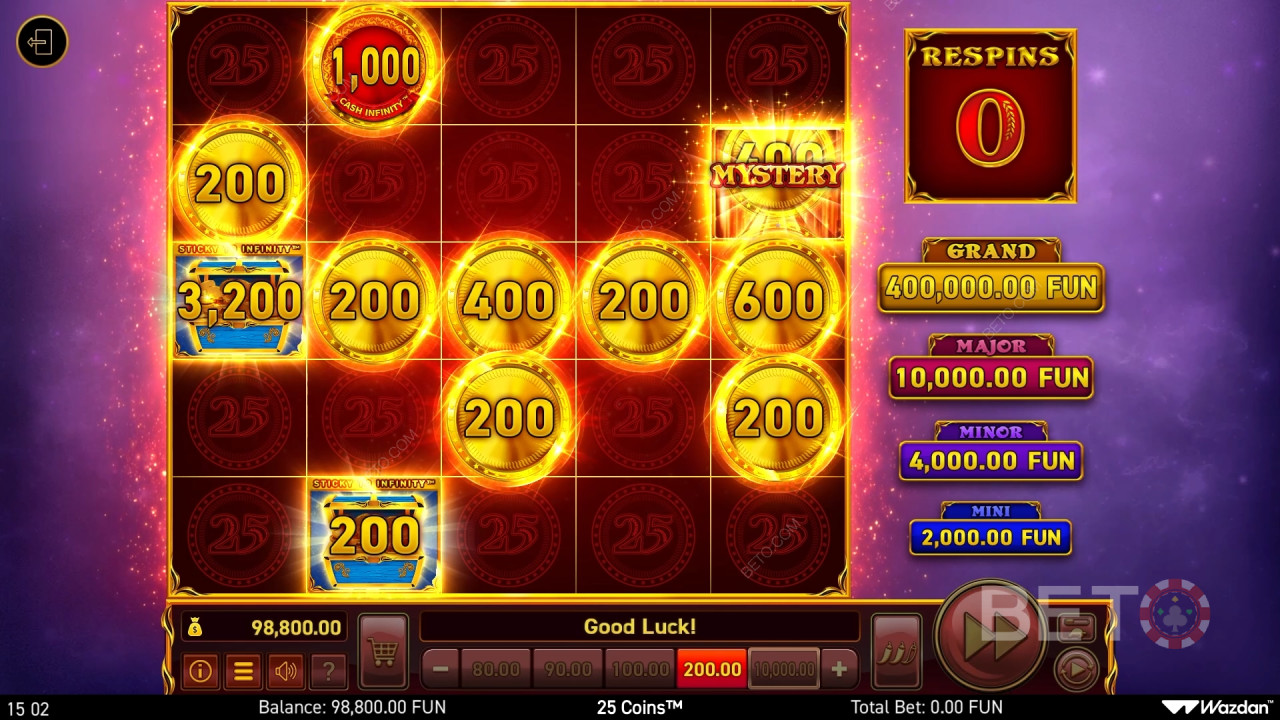 25 Coins Anmeldelse av BETO Slots