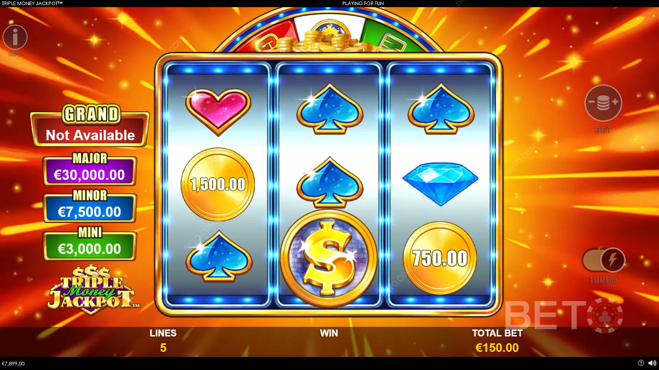 Triple Money Jackpot Spill Gratis