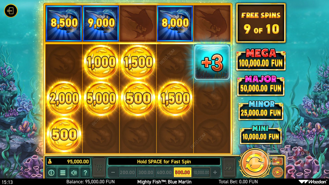 Mighty Fish: Blue Marlin Anmeldelse av BETO Slots
