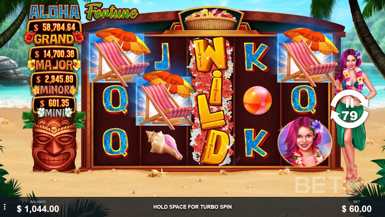 Pariplay Aloha Fortune spilleautomat på nett