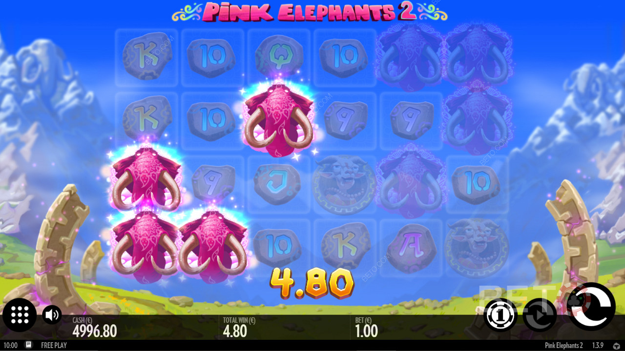 Den berømte Pink Elephant ser fantastisk ut