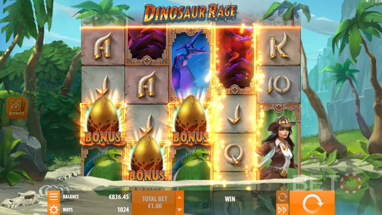 Spesielle bonuser av Dinosaur Rage