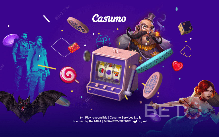 Casumo bonus og spennende utvalg av casinospill.