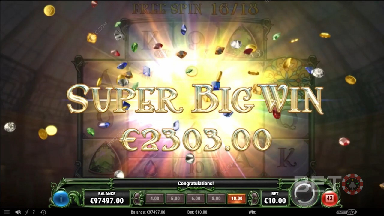 Super stor gevinst i Prism of Gems online spilleautomat