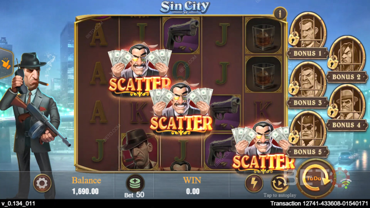Sin City (TaDa Gaming) Spill Gratis