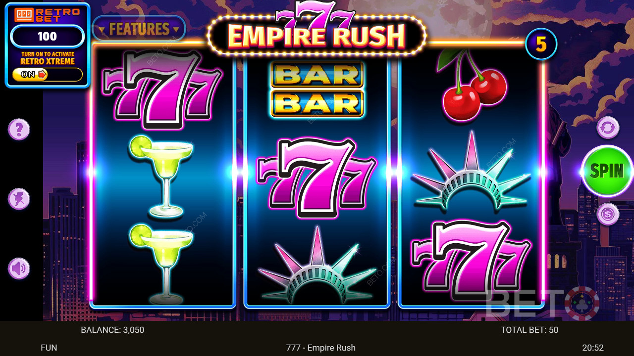 777 Empire Rush Spill Gratis