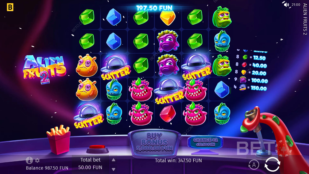 Alien Fruits 2 Spill Gratis