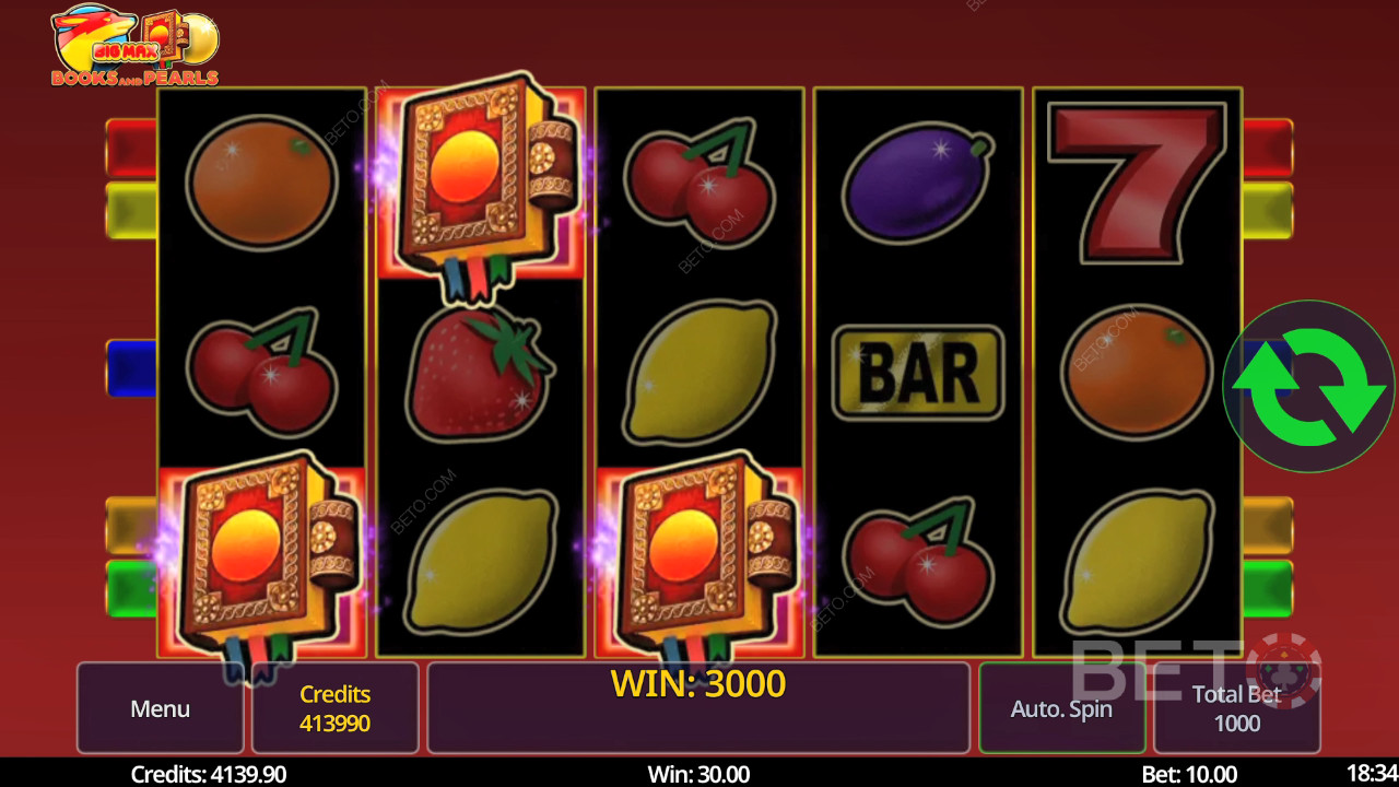 Big Max Books and Pearls Anmeldelse av BETO Slots