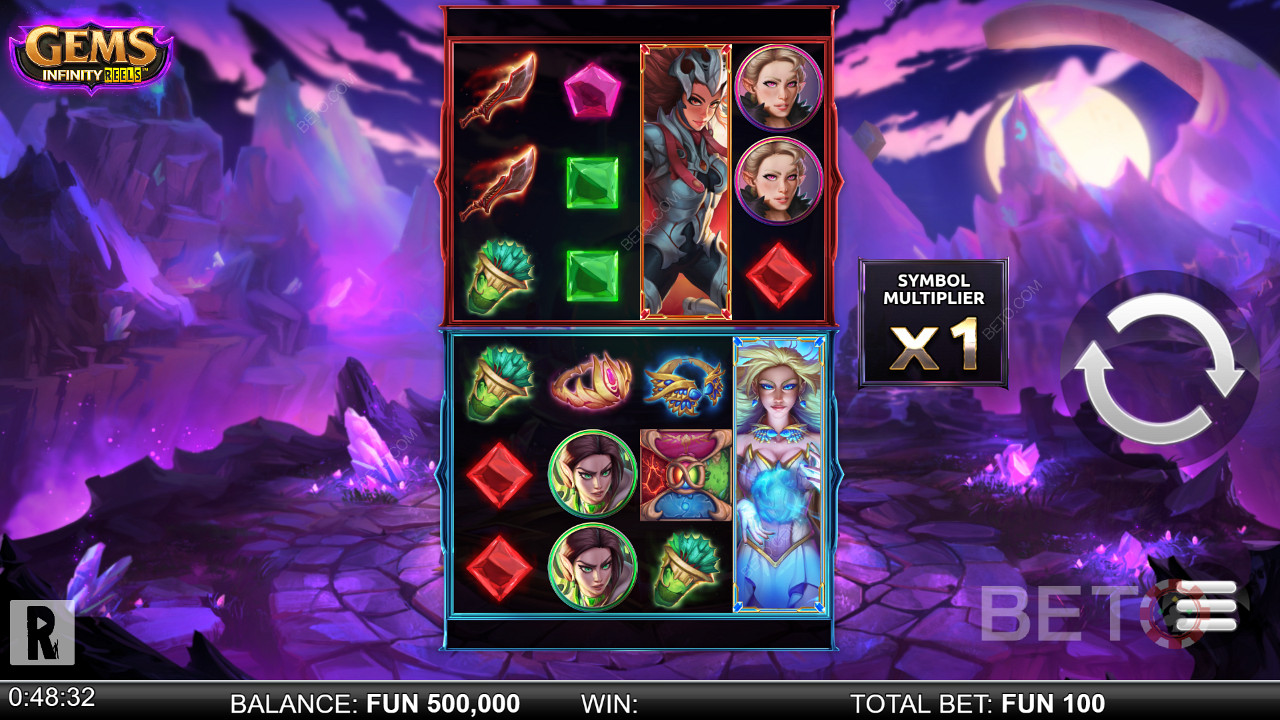 Gems Infinity Reels  Spill Gratis