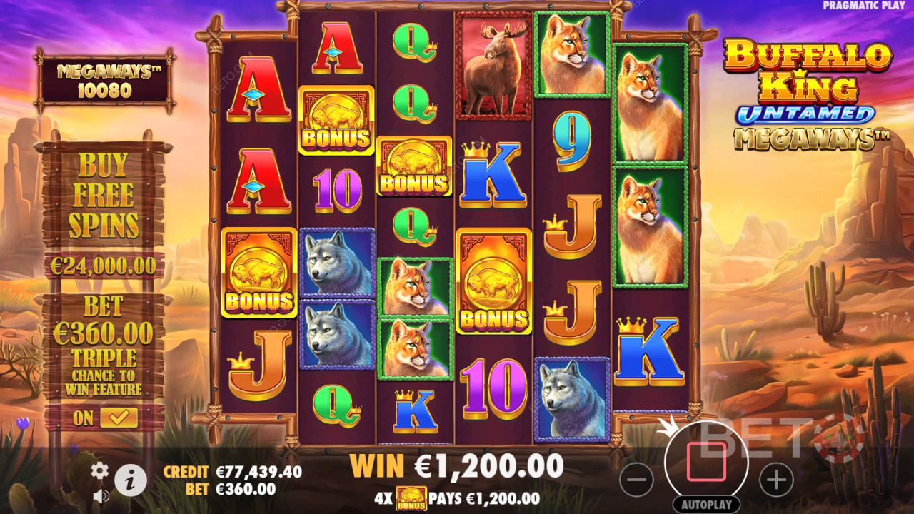 Buffalo King Untamed Megaways Spill Gratis