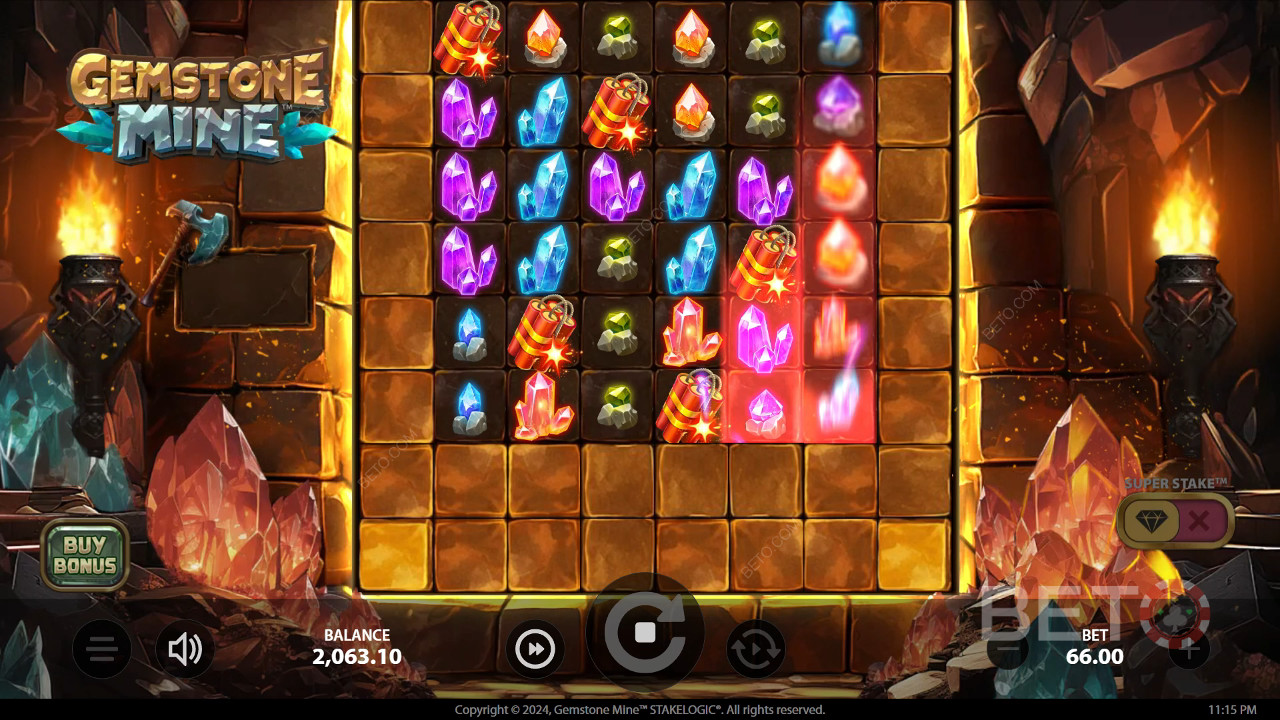 Gemstone Mine Spill Gratis