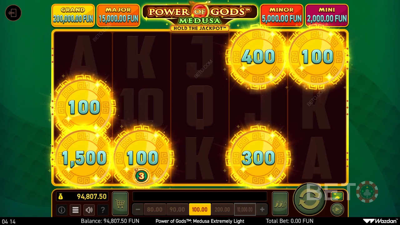 Power of Gods: Medusa Extremely Light Spill Gratis