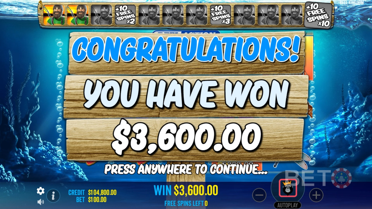 Vinn 2 100 ganger innsatsen din i Big Bass Bonanza Reel Action Online Slot!