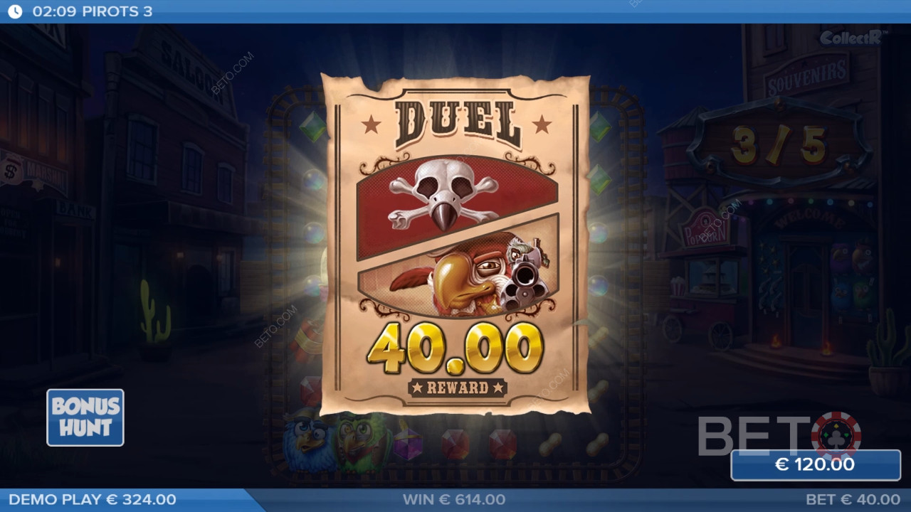 Vinn 10 000 ganger innsatsen din i Pirots 3 Online Slot!