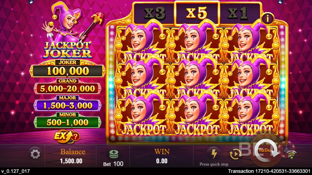 Jackpot Joker Anmeldelse av BETO Slots