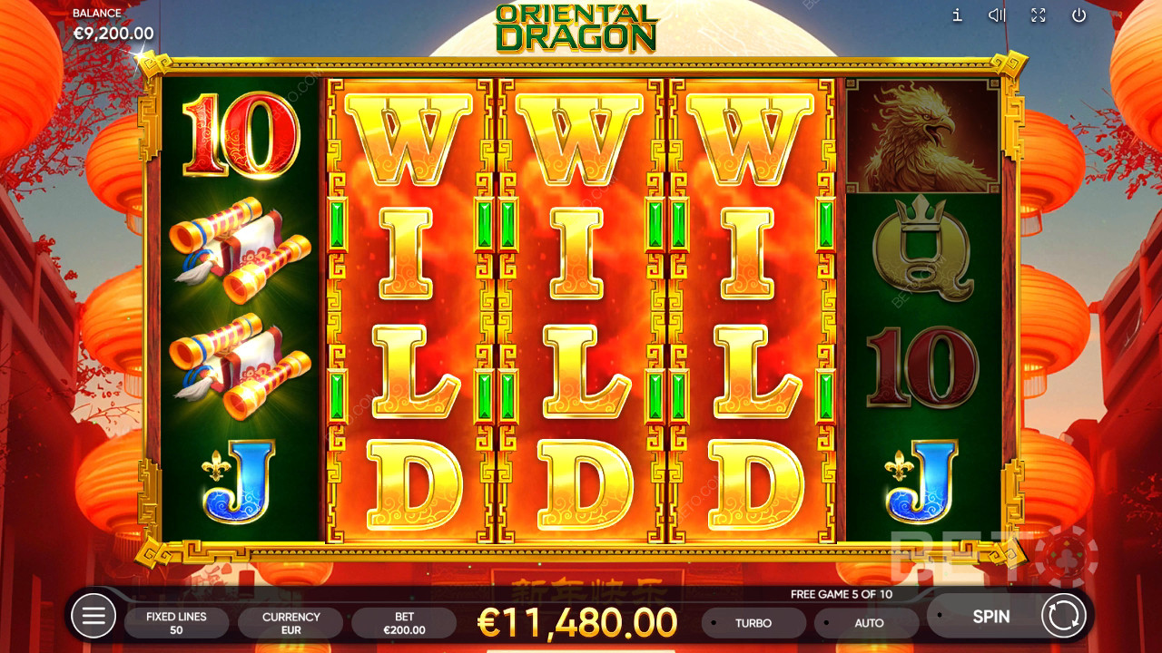Oriental Dragon Anmeldelse av BETO Slots