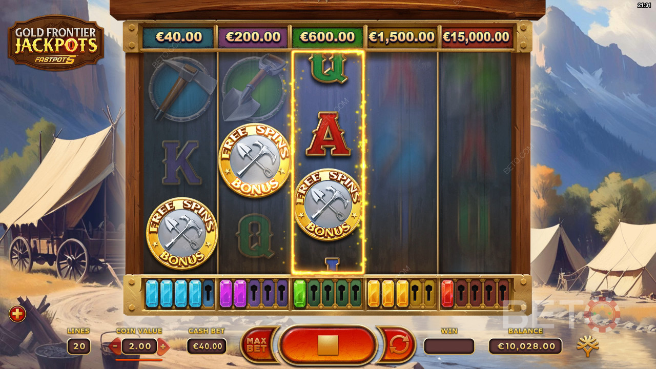 Gold Frontier Jackpots FastPot5 Spill Gratis