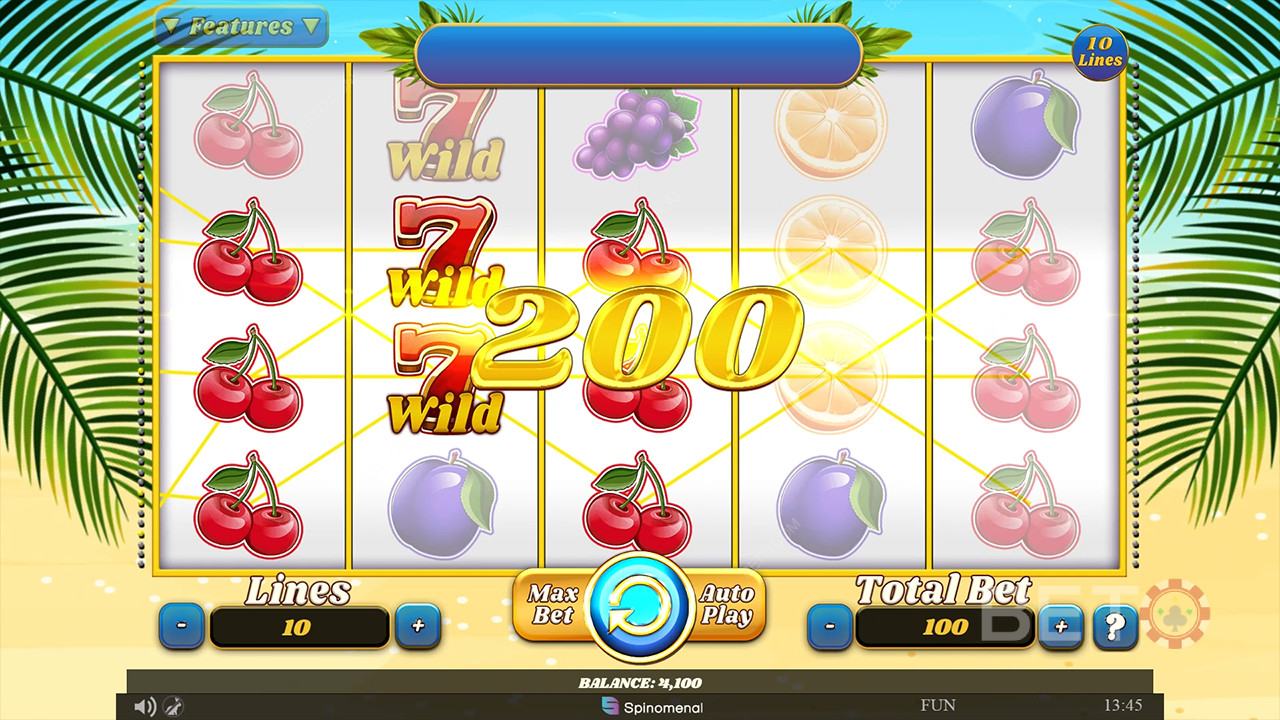100 Juicy Fruits Anmeldelse av BETO Slots