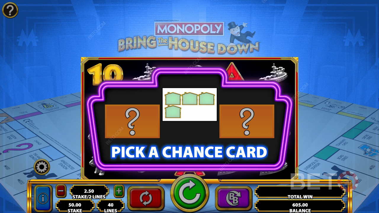 Spesiell sjansefunksjon i Monopol: Bring the House Down