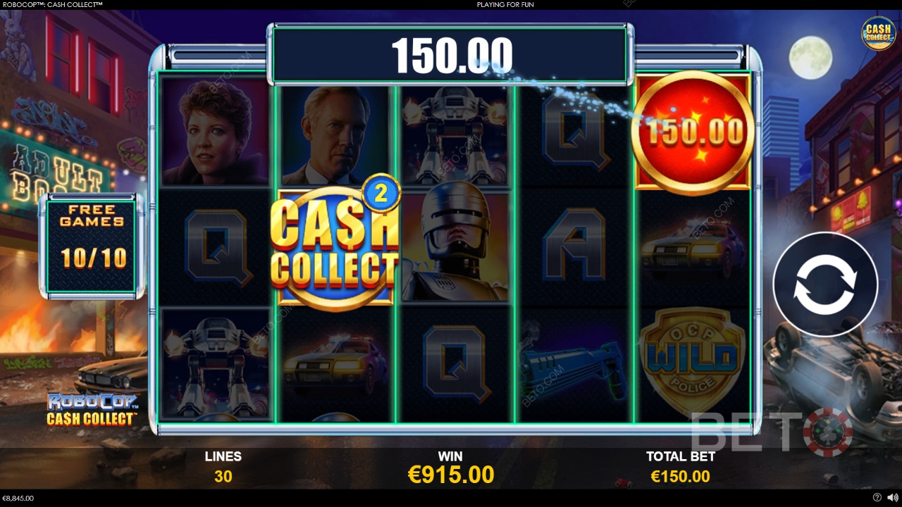 Er RoboCop: Cash Collect Online Slot verdt det?
