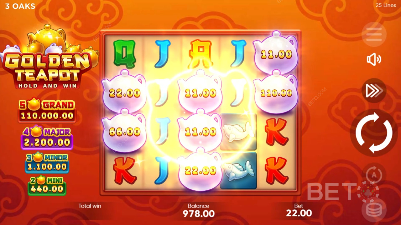 Golden Teapot Anmeldelse av BETO Slots