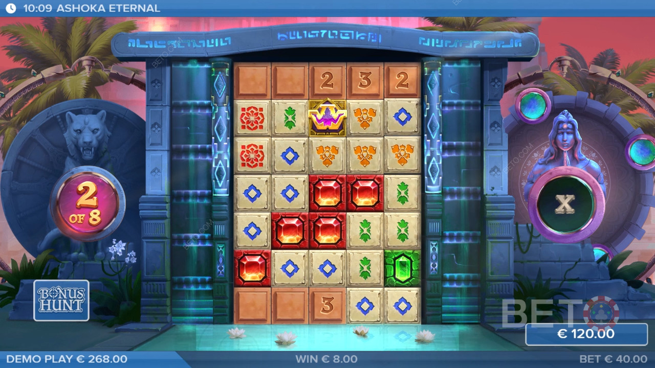 Vinn 25 000 ganger innsatsen din i Ashoka Eternal Video Slot!