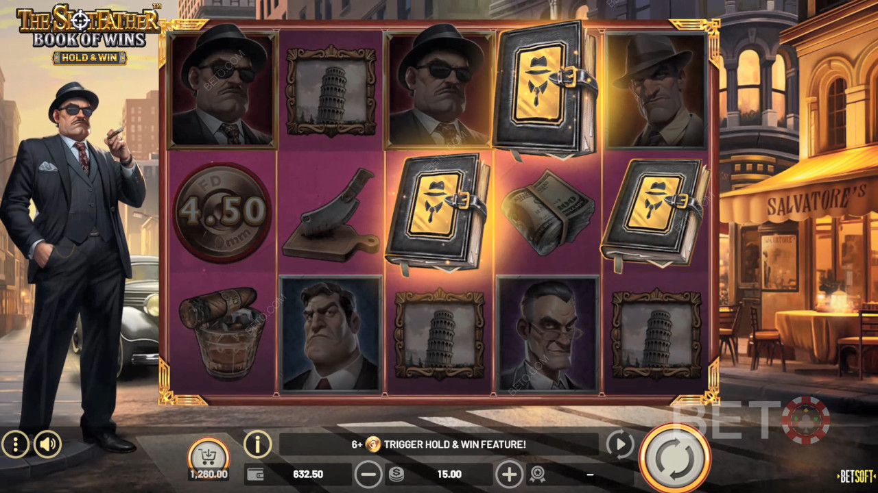 The Slotfather Book of Wins Anmeldelse av BETO Slots