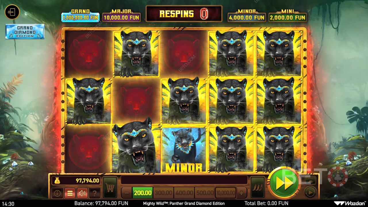 Mighty Wild: Panther Grand Diamond Edition Anmeldelse av BETO Slots