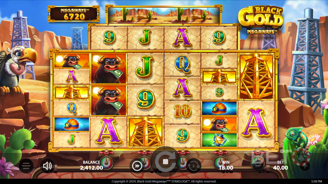 Black Gold Megaways Anmeldelse av BETO Slots