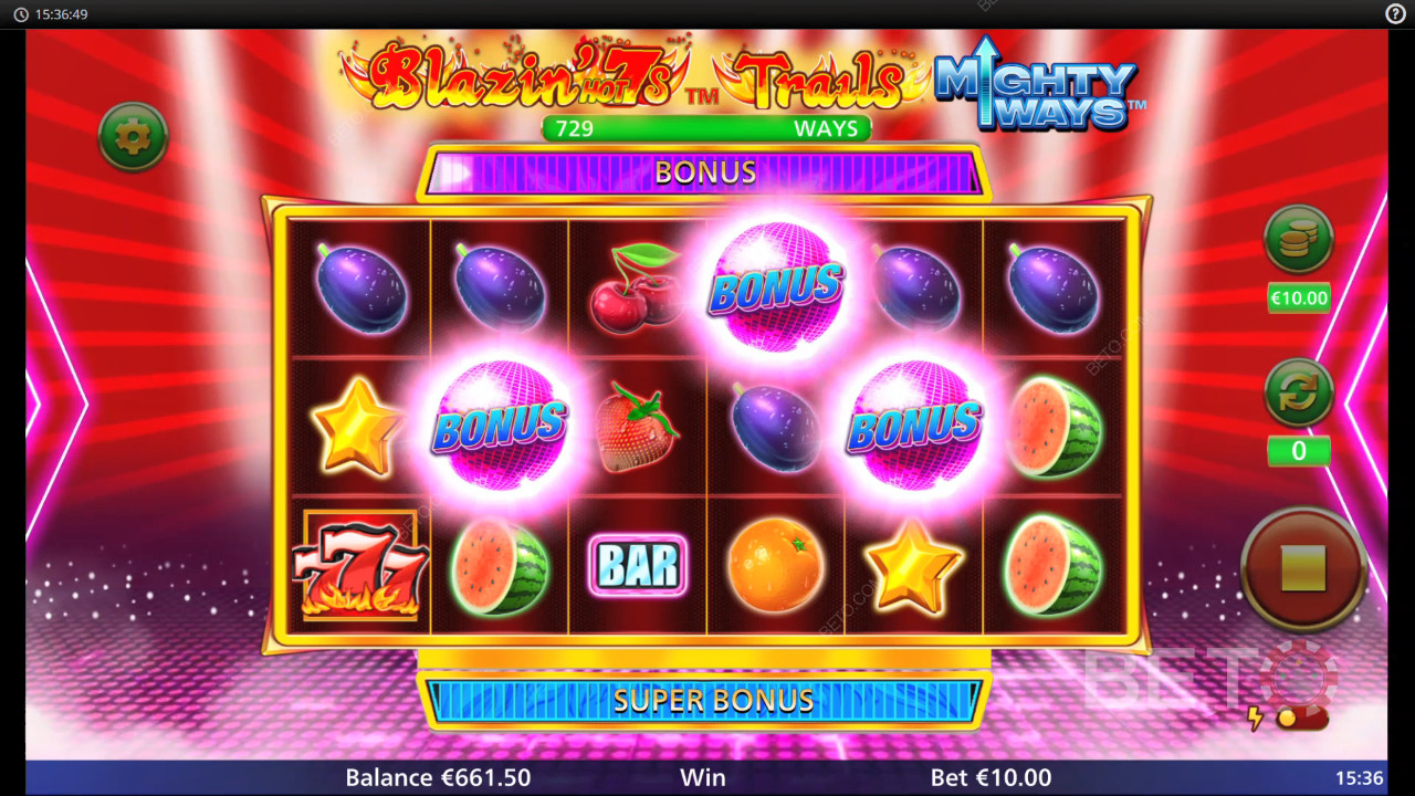 Blazin' Hot 7s Trails Mighty Ways Spill Gratis