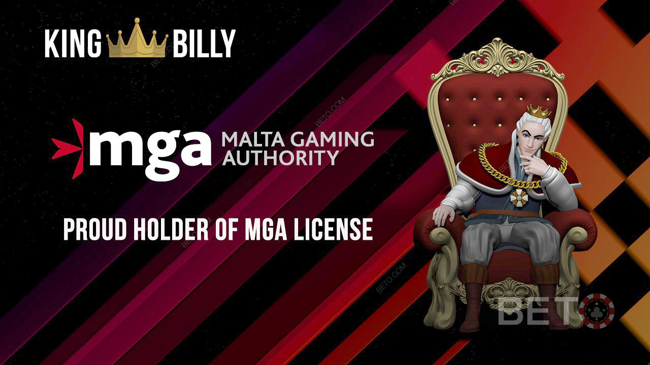 Malta Gaming Authority har lisensiert King Billy Casino