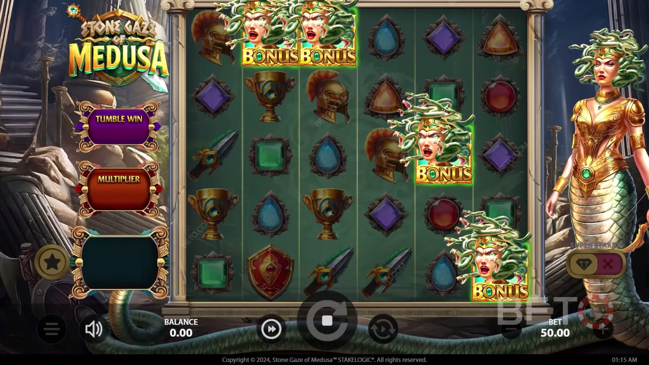 Stone Gaze of Medusa Spill Gratis
