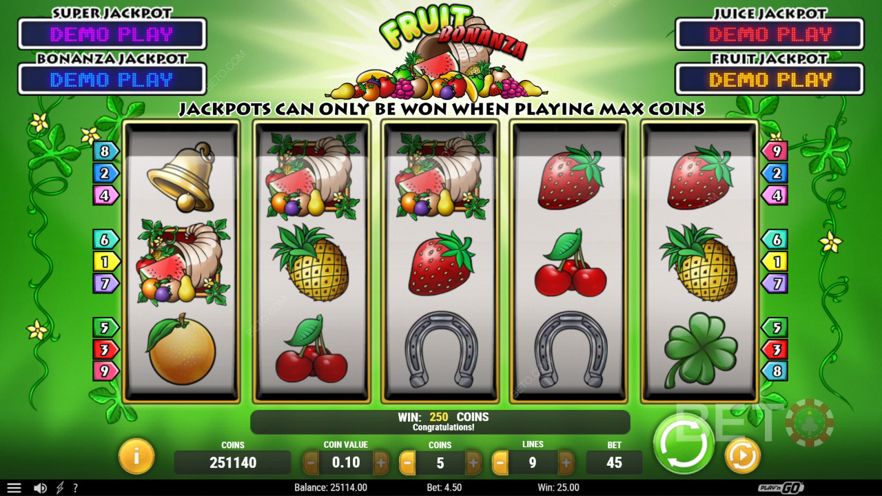 Fruit Bonanza Spill Gratis