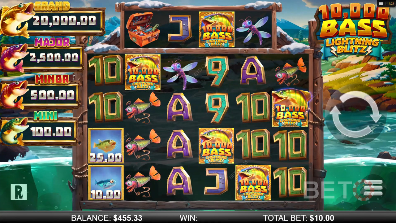 10,000 Big Bass Lightning Blitz Anmeldelse av BETO Slots