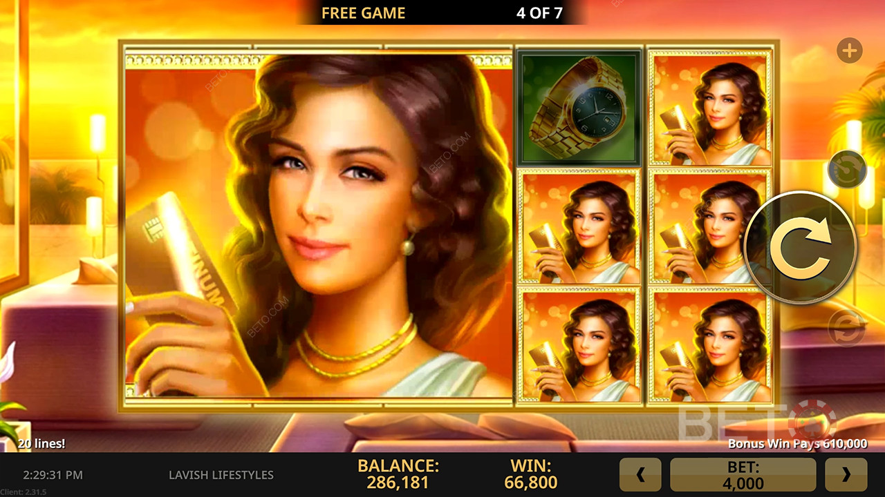 Lavish Lifestyles Anmeldelse av BETO Slots