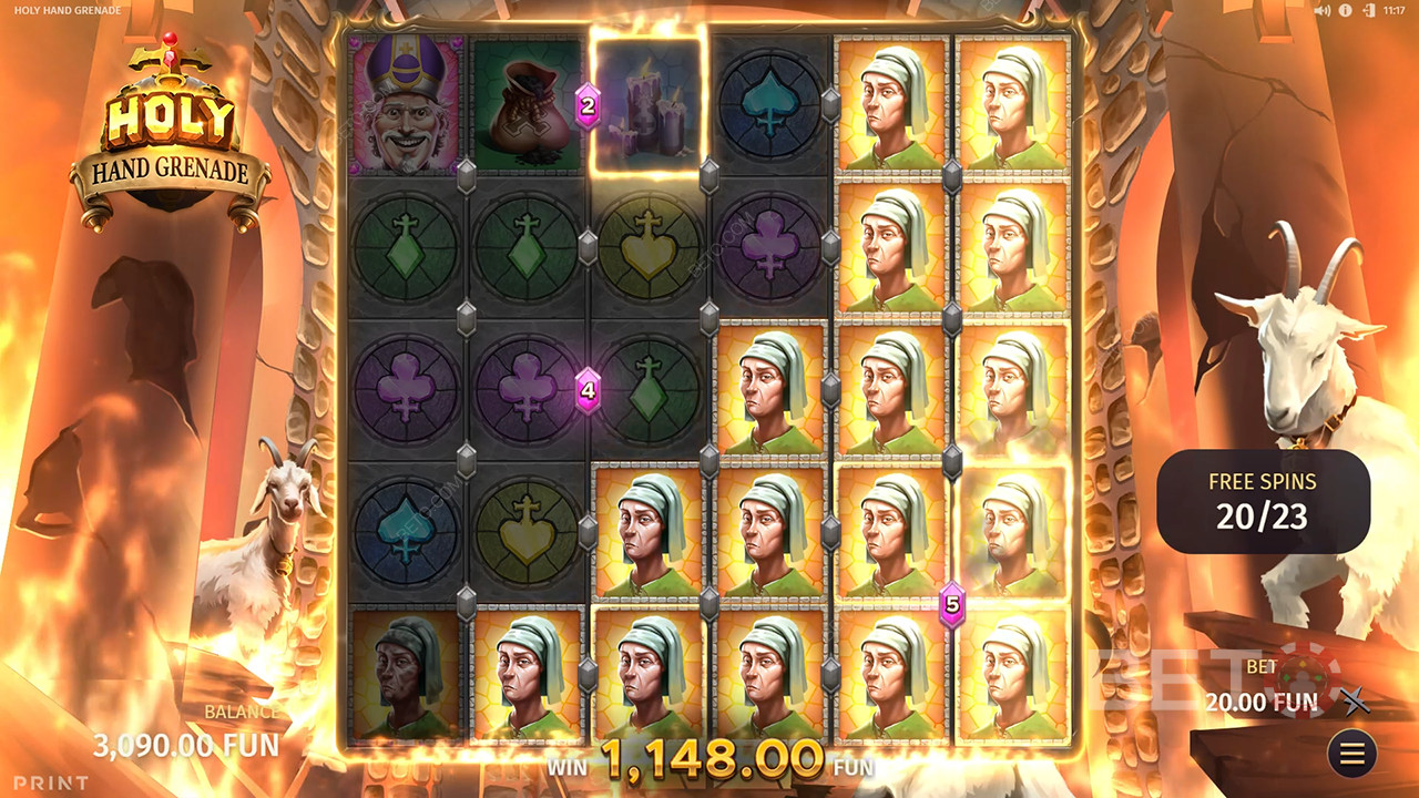 Holy Hand Grenade Anmeldelse av BETO Slots