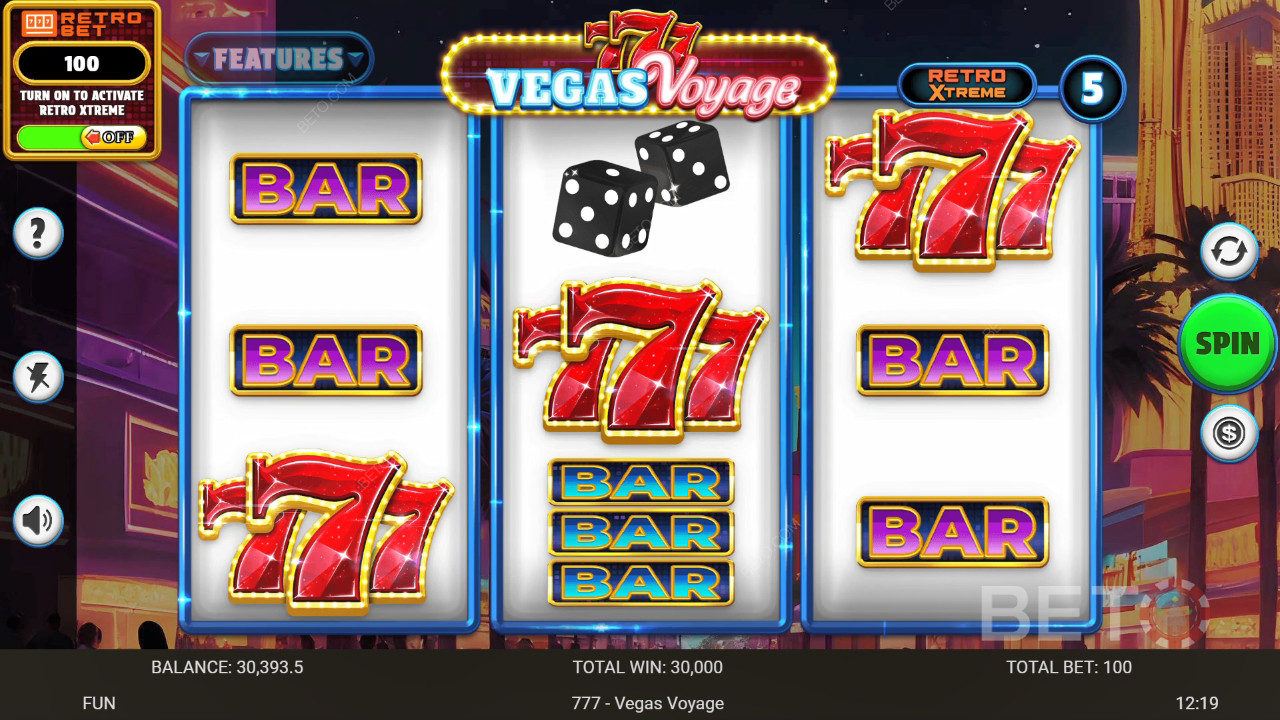 777 - Vegas Voyage Spill Gratis