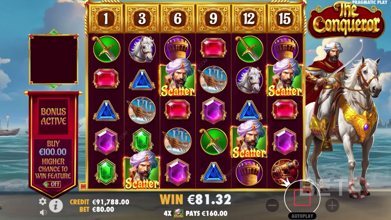 The Conqueror Anmeldelse av BETO Slots