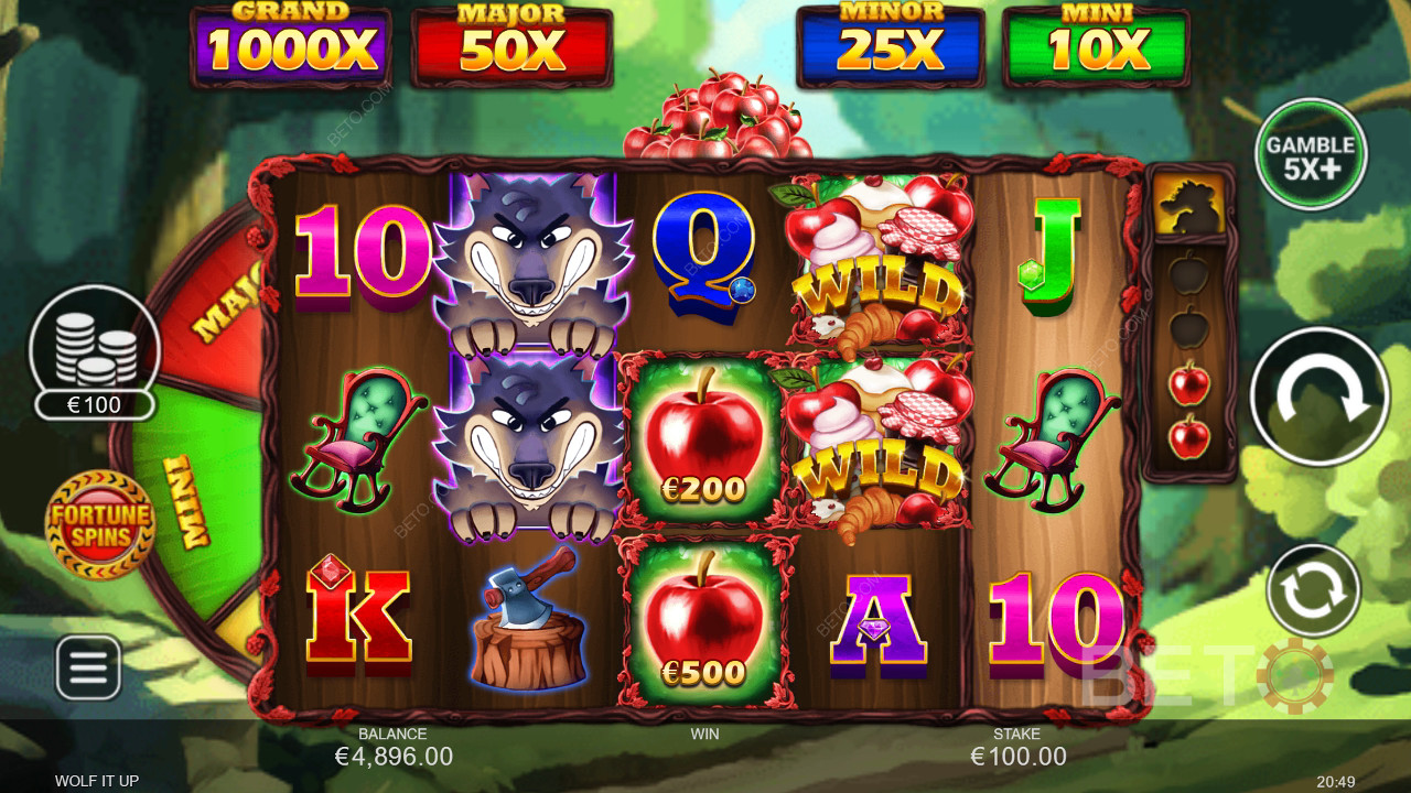Bonusfunksjoner forklart i Wolf It Up av Inspired Gaming