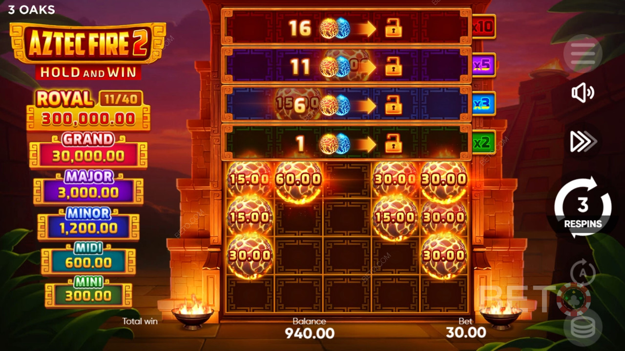Aztec Fire 2: En online spilleautomat verdt å spinne?